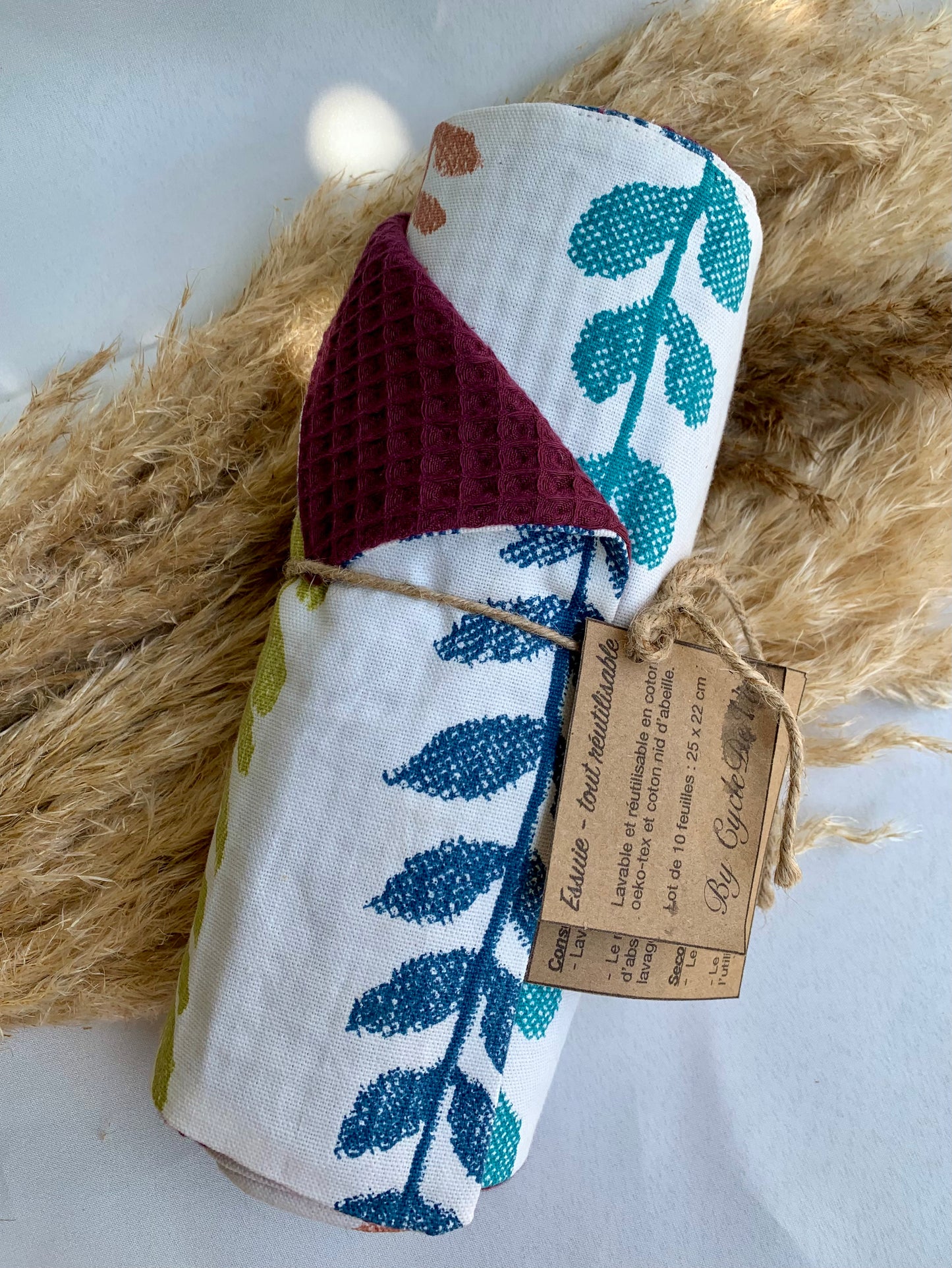 Essuie tout lavable rouleau de 10 feuilles