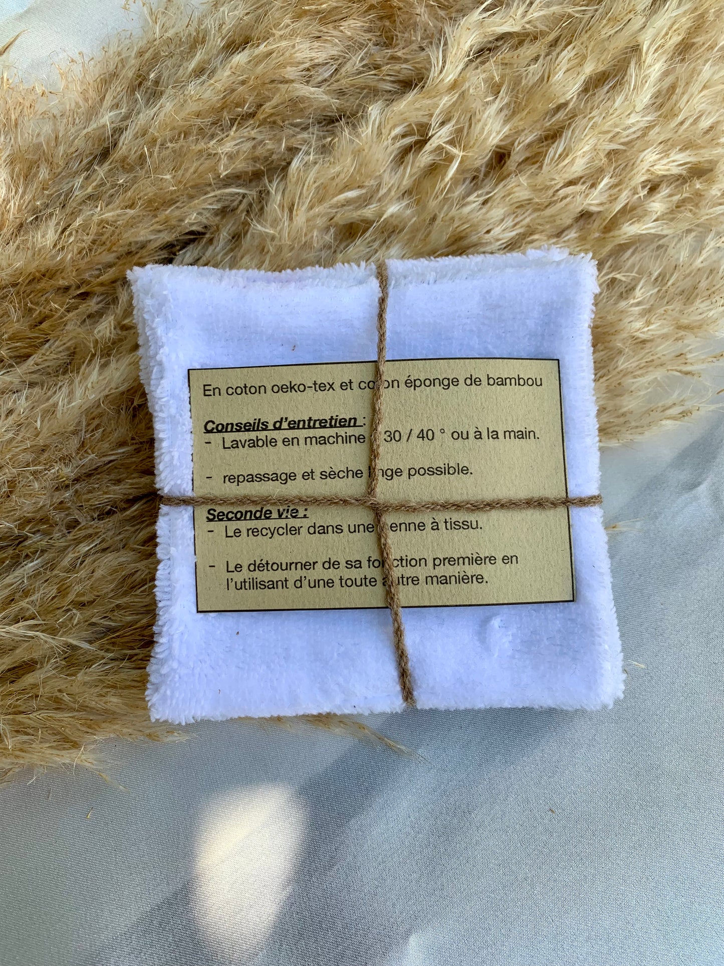 Semainier de coton lavable