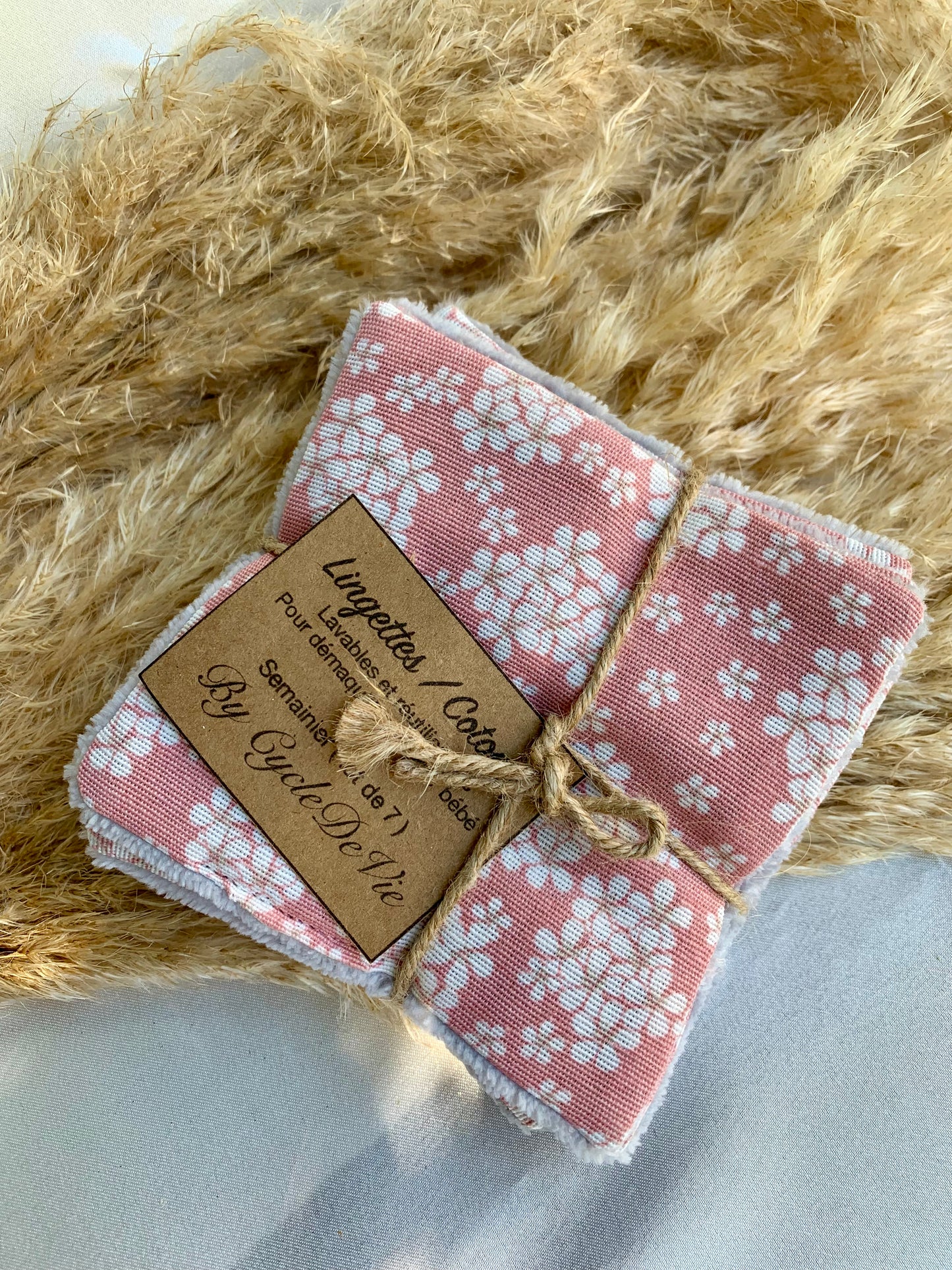 Semainier de coton lavable